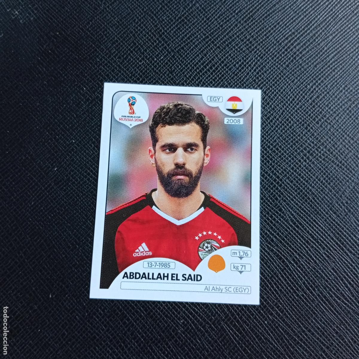 Cromos de f&uacute;tbol: 87 EL SAID EGIPTO PANINI MUNDIAL RUSIA 2018 CROMO FUTBOL 18 - SIN PEGAR - /CJ2