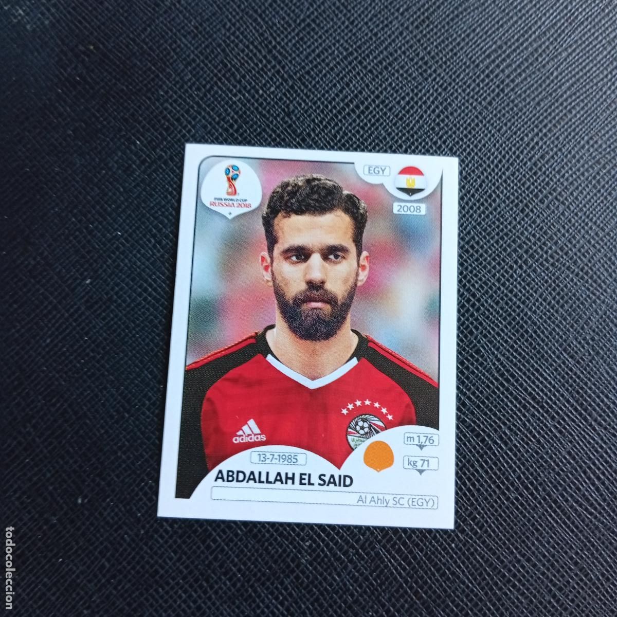 Cromos de f&uacute;tbol: 87 EL SAID EGIPTO PANINI MUNDIAL RUSIA 2018 CROMO FUTBOL 18 - SIN PEGAR - /CJ2 ..