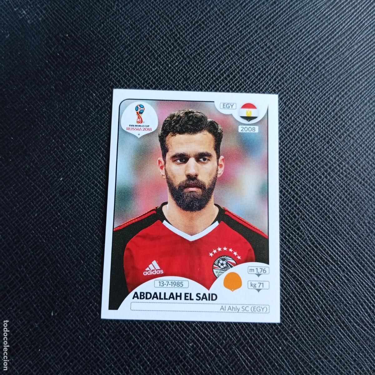 Cromos de f&uacute;tbol: 87 EL SAID EGIPTO PANINI MUNDIAL RUSIA 2018 CROMO FUTBOL 18 - SIN PEGAR - /CJ2 ..