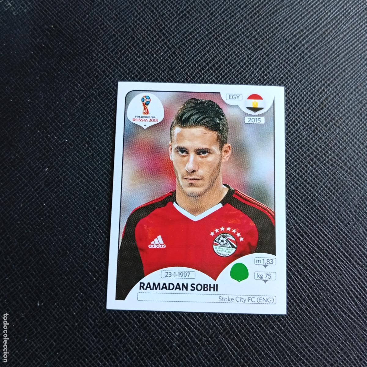 Cromos de f&uacute;tbol: 88 SOBHI EGIPTO PANINI MUNDIAL RUSIA 2018 CROMO FUTBOL 18 - SIN PEGAR - /CJ2