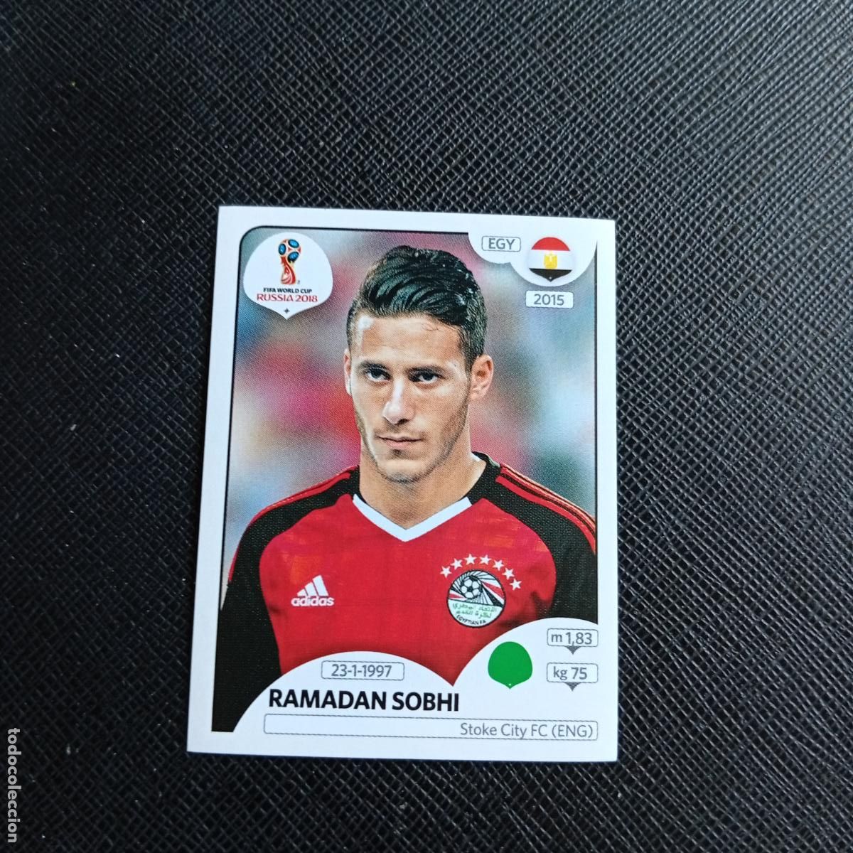 Cromos de f&uacute;tbol: 88 SOBHI EGIPTO PANINI MUNDIAL RUSIA 2018 CROMO FUTBOL 18 - SIN PEGAR - /CJ2