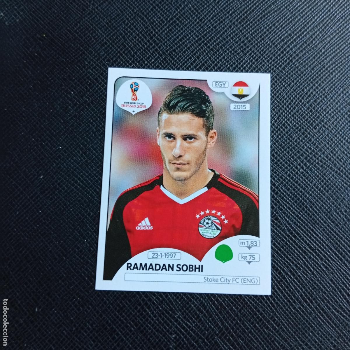 Cromos de f&uacute;tbol: 88 SOBHI EGIPTO PANINI MUNDIAL RUSIA 2018 CROMO FUTBOL 18 - SIN PEGAR - /CJ2 D