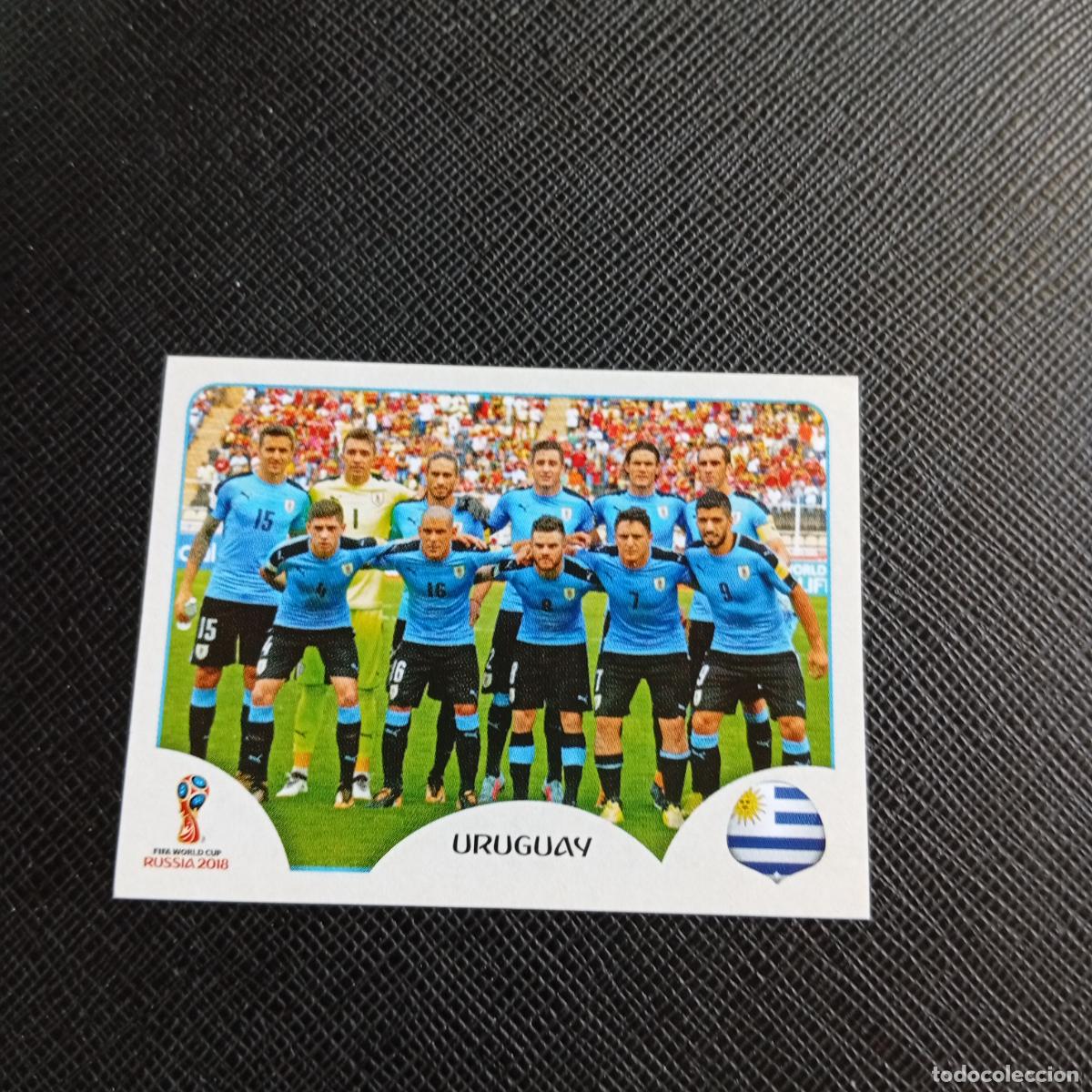 Cromos de f&uacute;tbol: 93 ALINEACION URUGUAY PANINI MUNDIAL RUSIA 2018 CROMO FUTBOL 18 - SIN PEGAR - /CJ2
