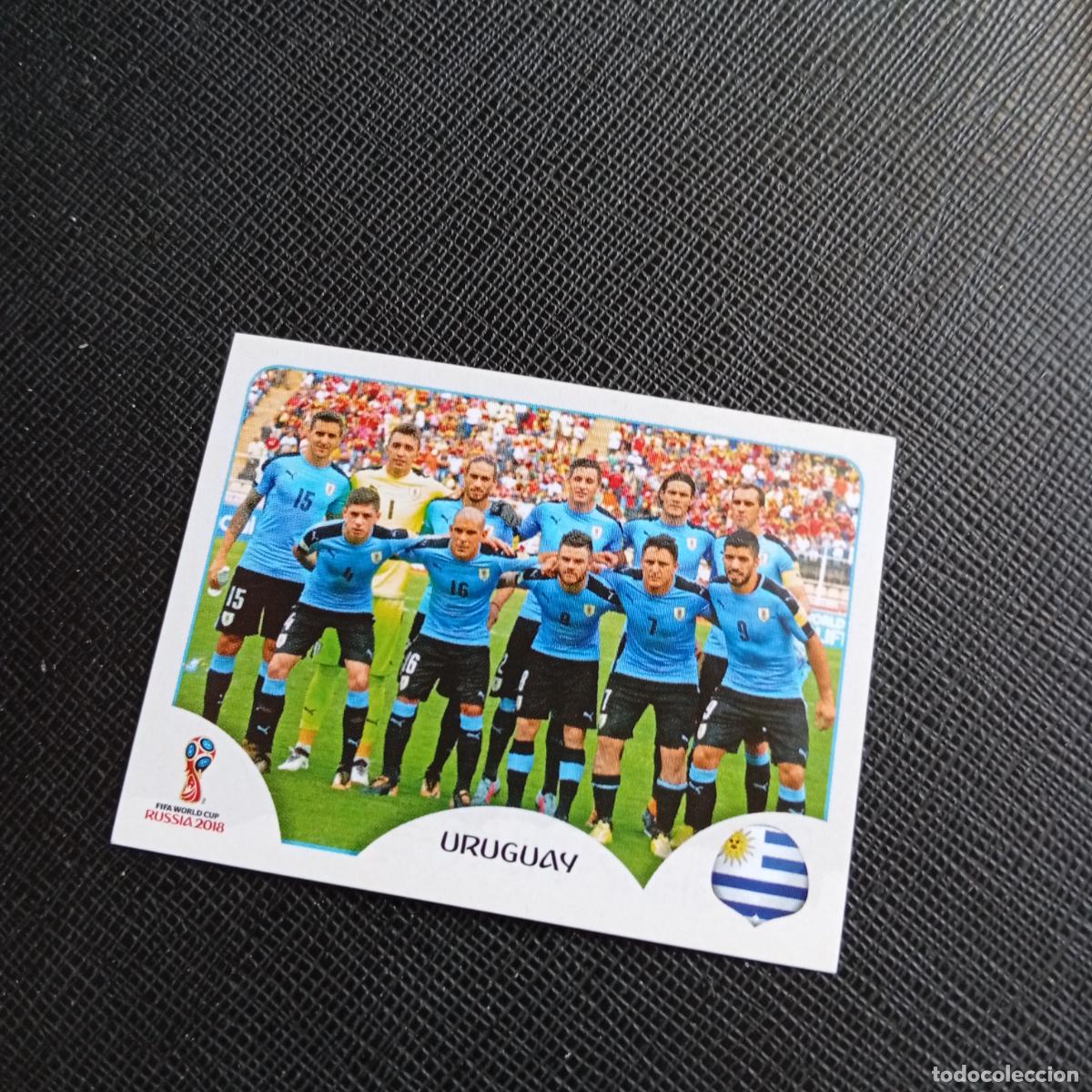 Cromos de f&uacute;tbol: 93 ALINEACION URUGUAY PANINI MUNDIAL RUSIA 2018 CROMO FUTBOL 18 - SIN PEGAR - /CJ2