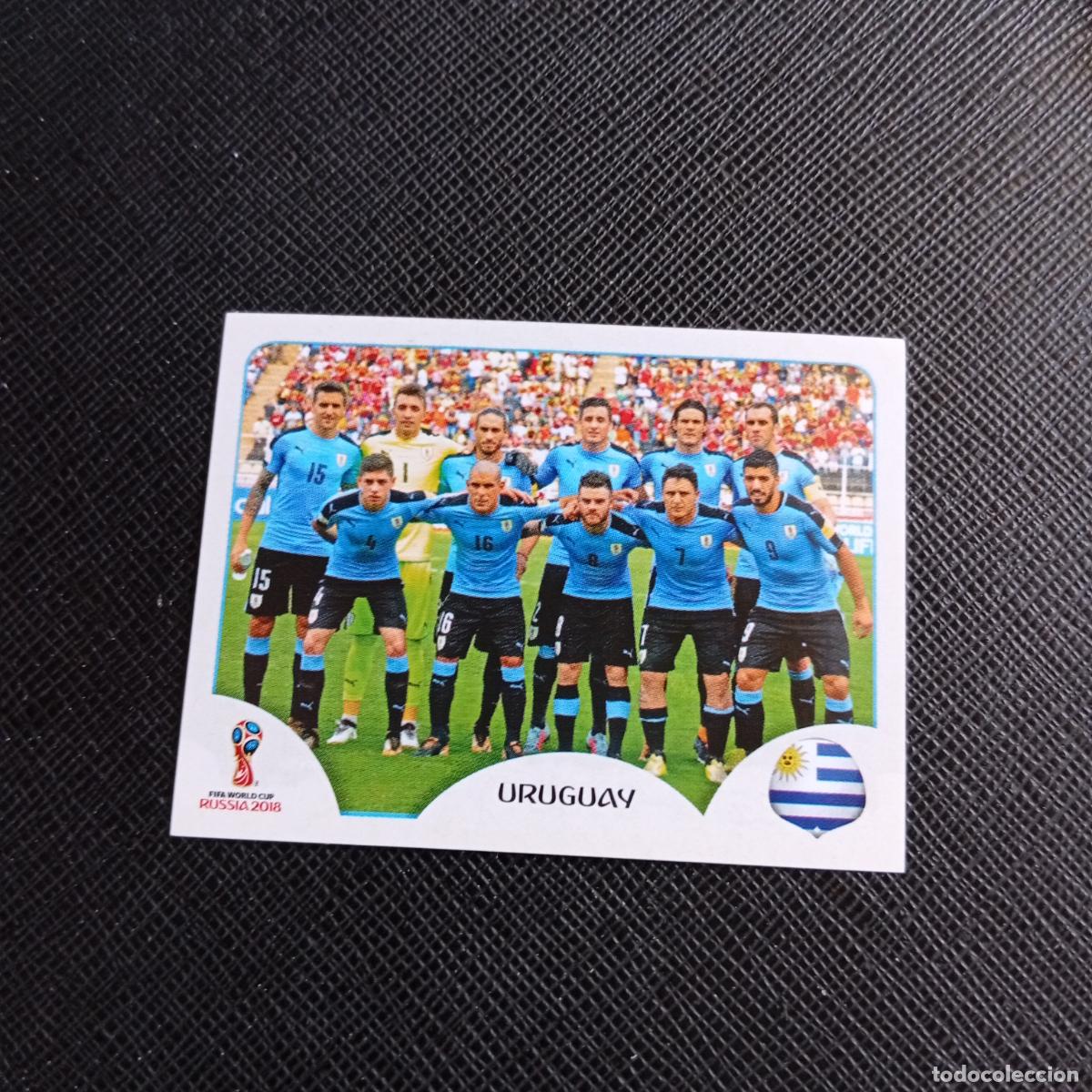 Cromos de f&uacute;tbol: 93 ALINEACION URUGUAY PANINI MUNDIAL RUSIA 2018 CROMO FUTBOL 18 - SIN PEGAR - /CJ2 .