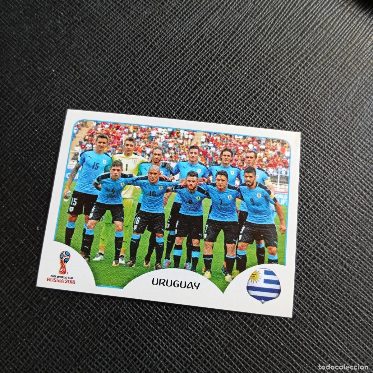 Cromos de f&uacute;tbol: 93 ALINEACION URUGUAY PANINI MUNDIAL RUSIA 2018 CROMO FUTBOL 18 - SIN PEGAR - /CJ2 .