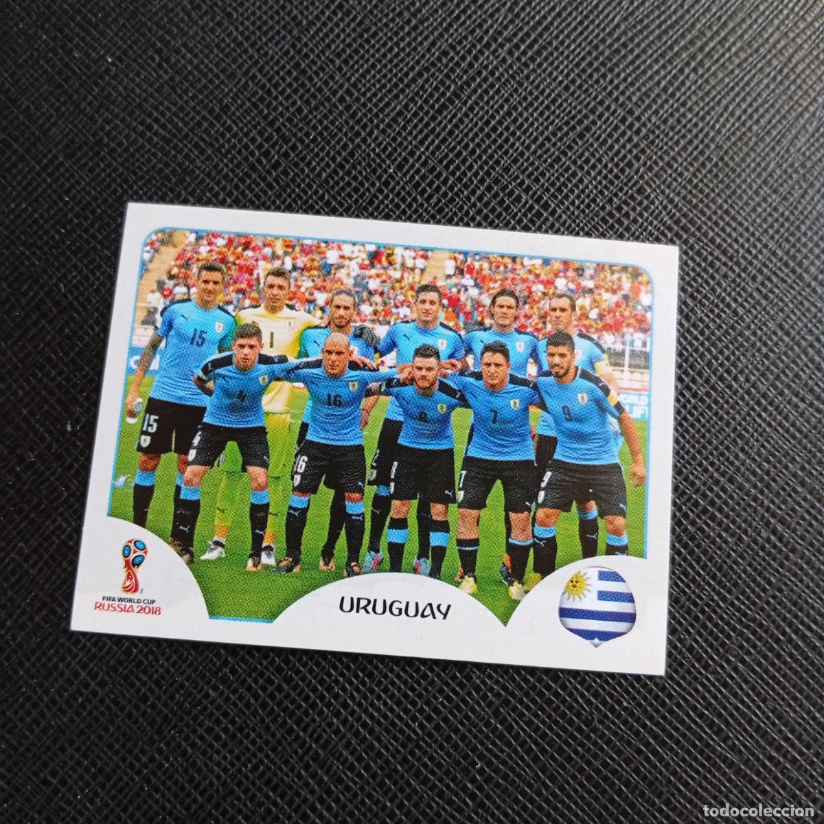 Cromos de Futebol: 93 ALINEACION URUGUAY PANINI MUNDIAL RUSIA 2018 CROMO FUTBOL 18 - SIN PEGAR - /CJ2 .....