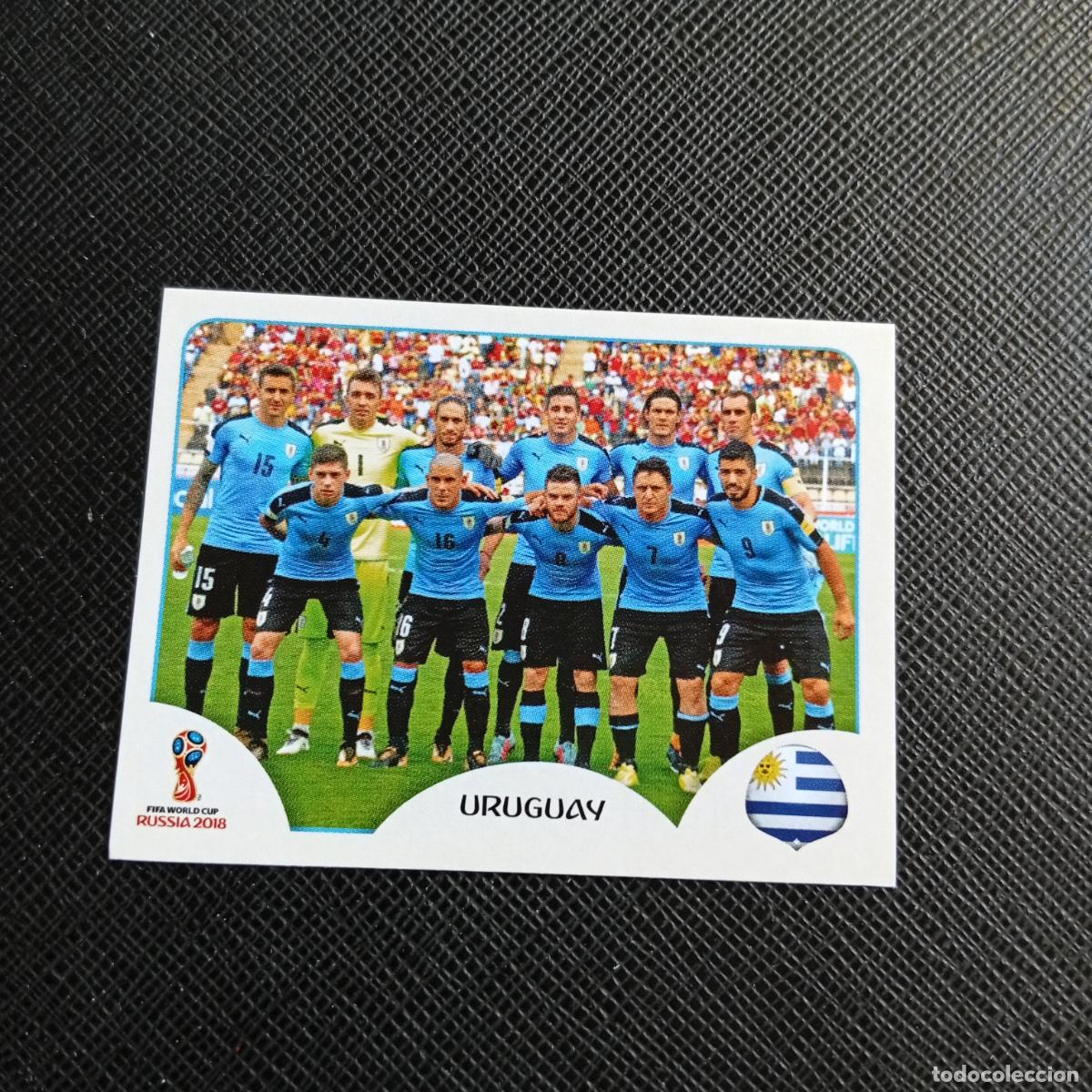 Cromos de f&uacute;tbol: 93 ALINEACION URUGUAY PANINI MUNDIAL RUSIA 2018 CROMO FUTBOL 18 - SIN PEGAR - /CJ2 .....