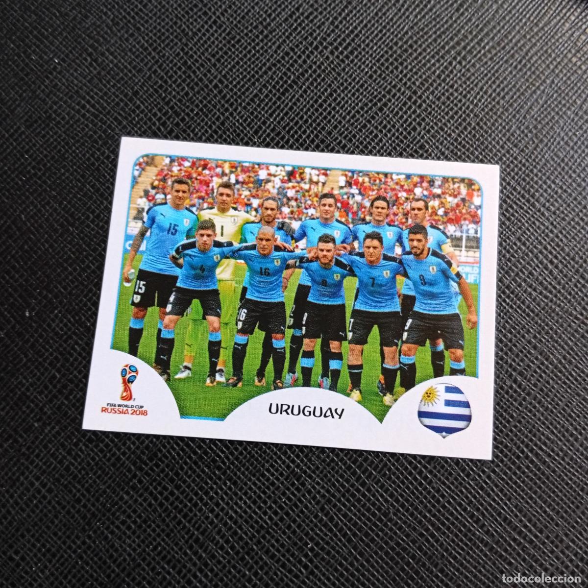 Cromos de f&uacute;tbol: 93 ALINEACION URUGUAY PANINI MUNDIAL RUSIA 2018 CROMO FUTBOL 18 - SIN PEGAR - /CJ2 ........