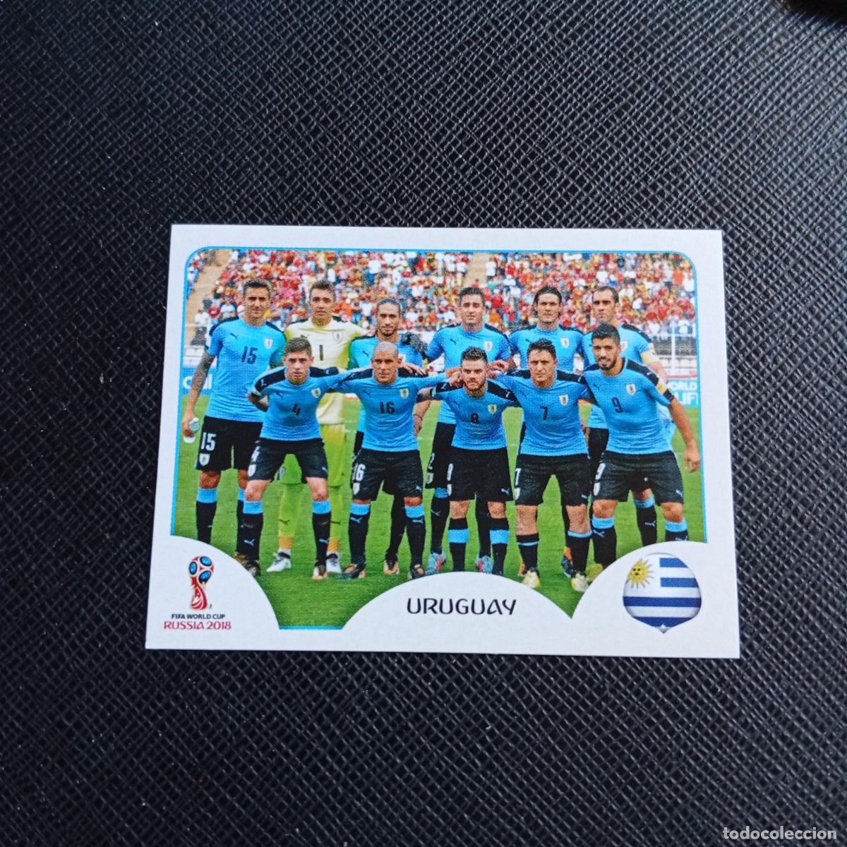 Cromos de f&uacute;tbol: 93 ALINEACION URUGUAY PANINI MUNDIAL RUSIA 2018 CROMO FUTBOL 18 - SIN PEGAR - /CJ2 ........