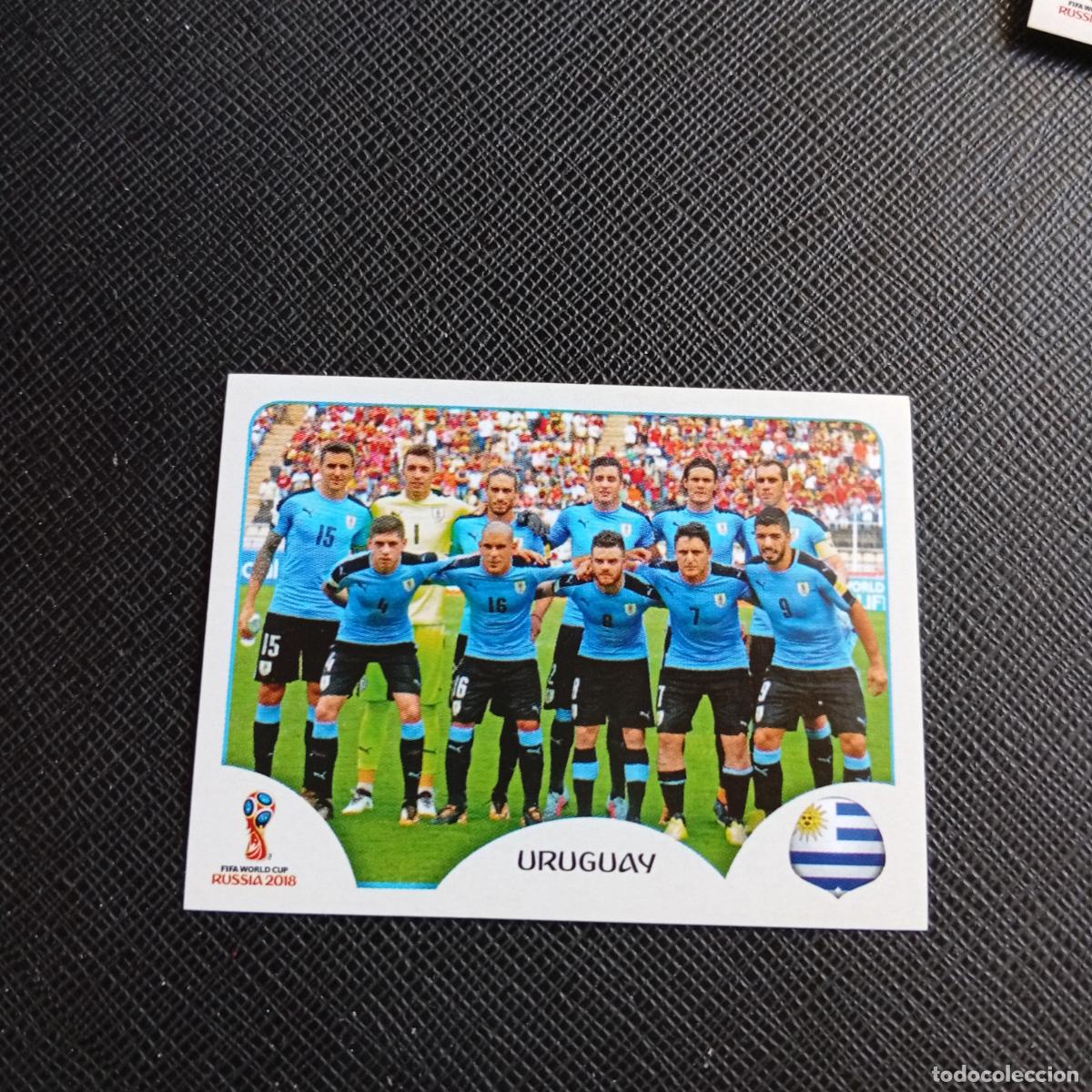 Cromos de f&uacute;tbol: 93 ALINEACION URUGUAY PANINI MUNDIAL RUSIA 2018 CROMO FUTBOL 18 - SIN PEGAR - /CJ2 ..........