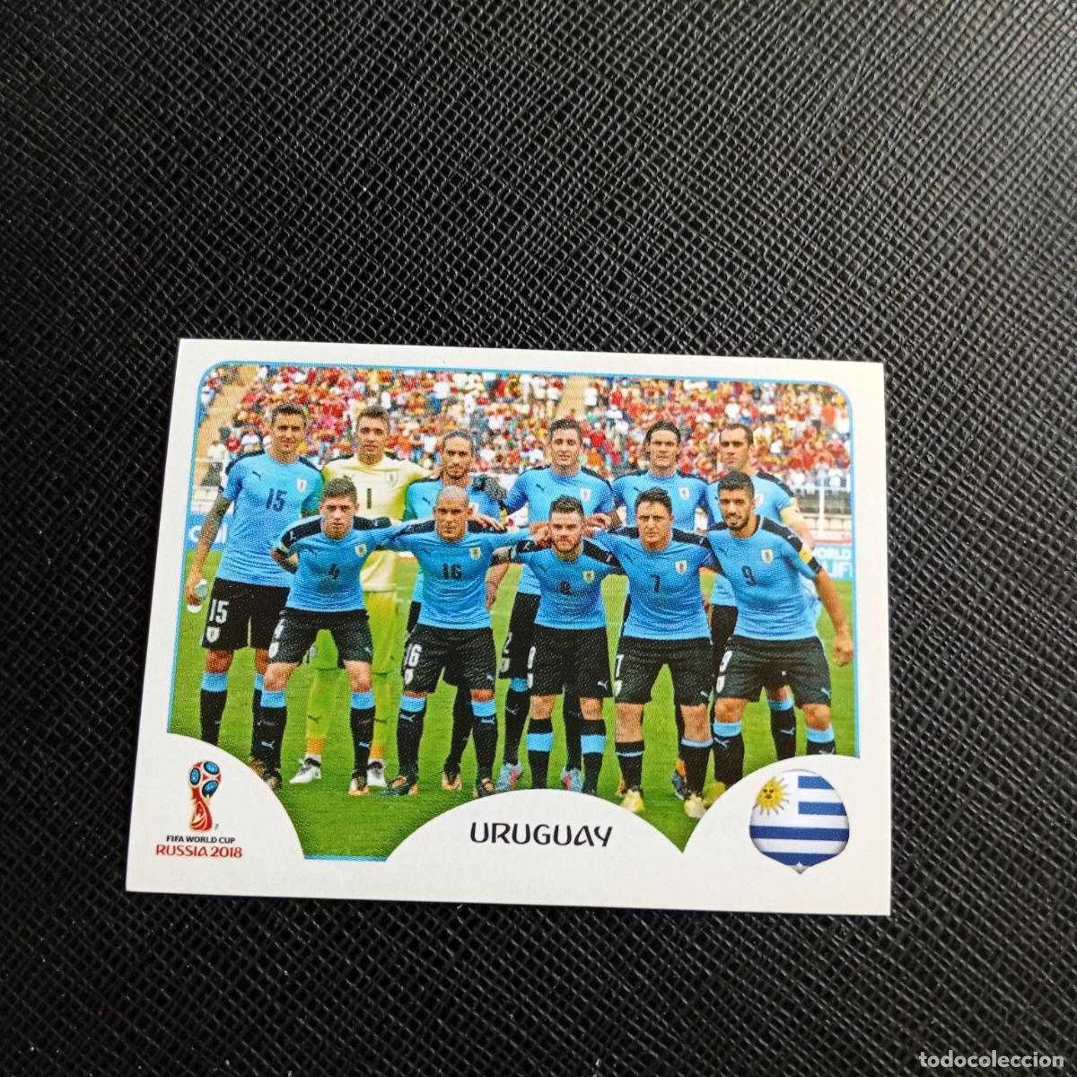 Cromos de f&uacute;tbol: 93 ALINEACION URUGUAY PANINI MUNDIAL RUSIA 2018 CROMO FUTBOL 18 - SIN PEGAR - /CJ2 ............