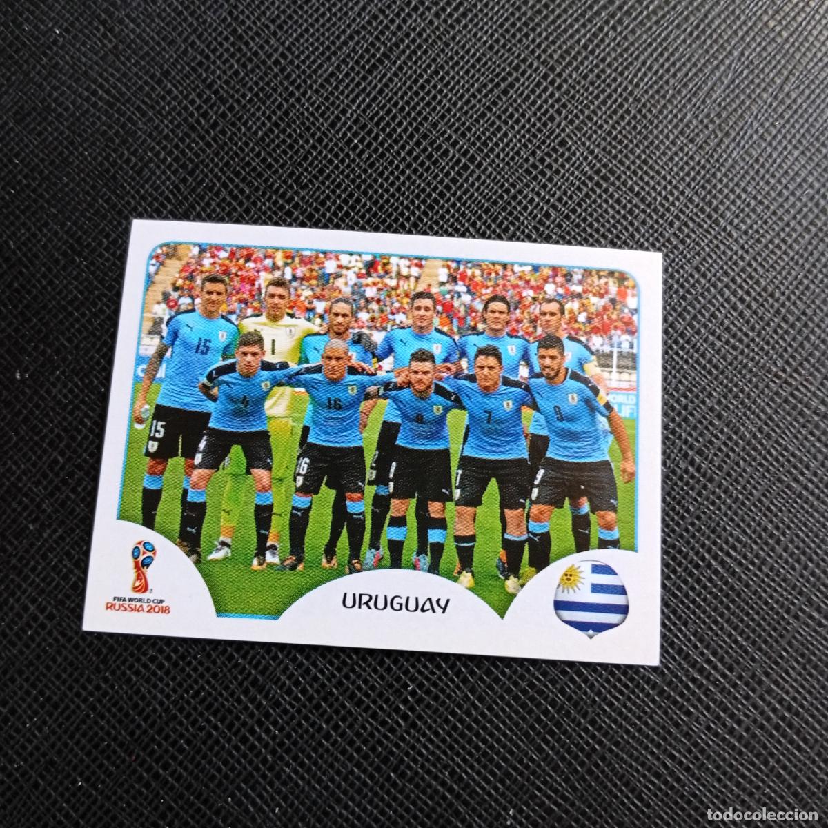 Cromos de f&uacute;tbol: 93 ALINEACION URUGUAY PANINI MUNDIAL RUSIA 2018 CROMO FUTBOL 18 - SIN PEGAR - /CJ2 ............