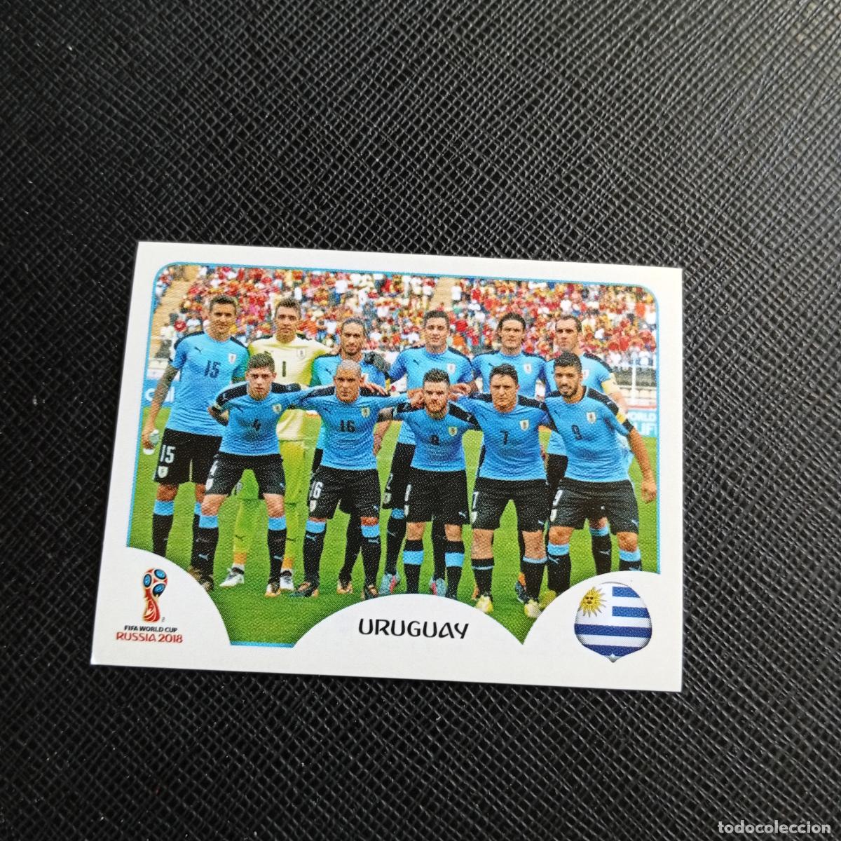 Cromos de f&uacute;tbol: 93 ALINEACION URUGUAY PANINI MUNDIAL RUSIA 2018 CROMO FUTBOL 18 - SIN PEGAR - /CJ2 .............
