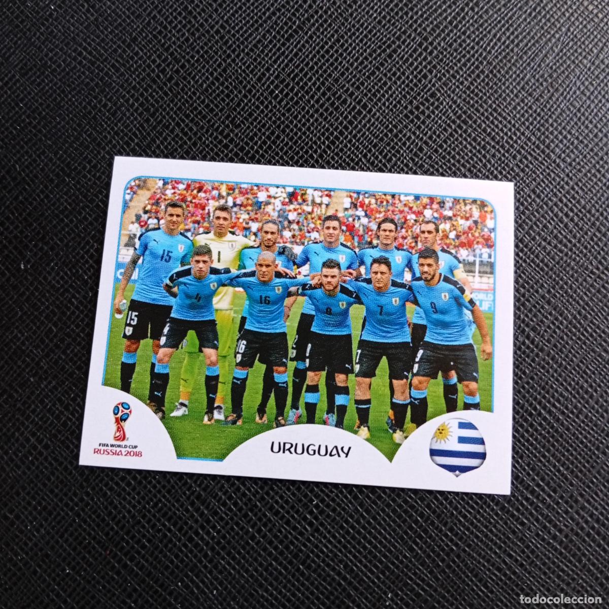 Cromos de f&uacute;tbol: 93 ALINEACION URUGUAY PANINI MUNDIAL RUSIA 2018 CROMO FUTBOL 18 - SIN PEGAR - /CJ2 ..............
