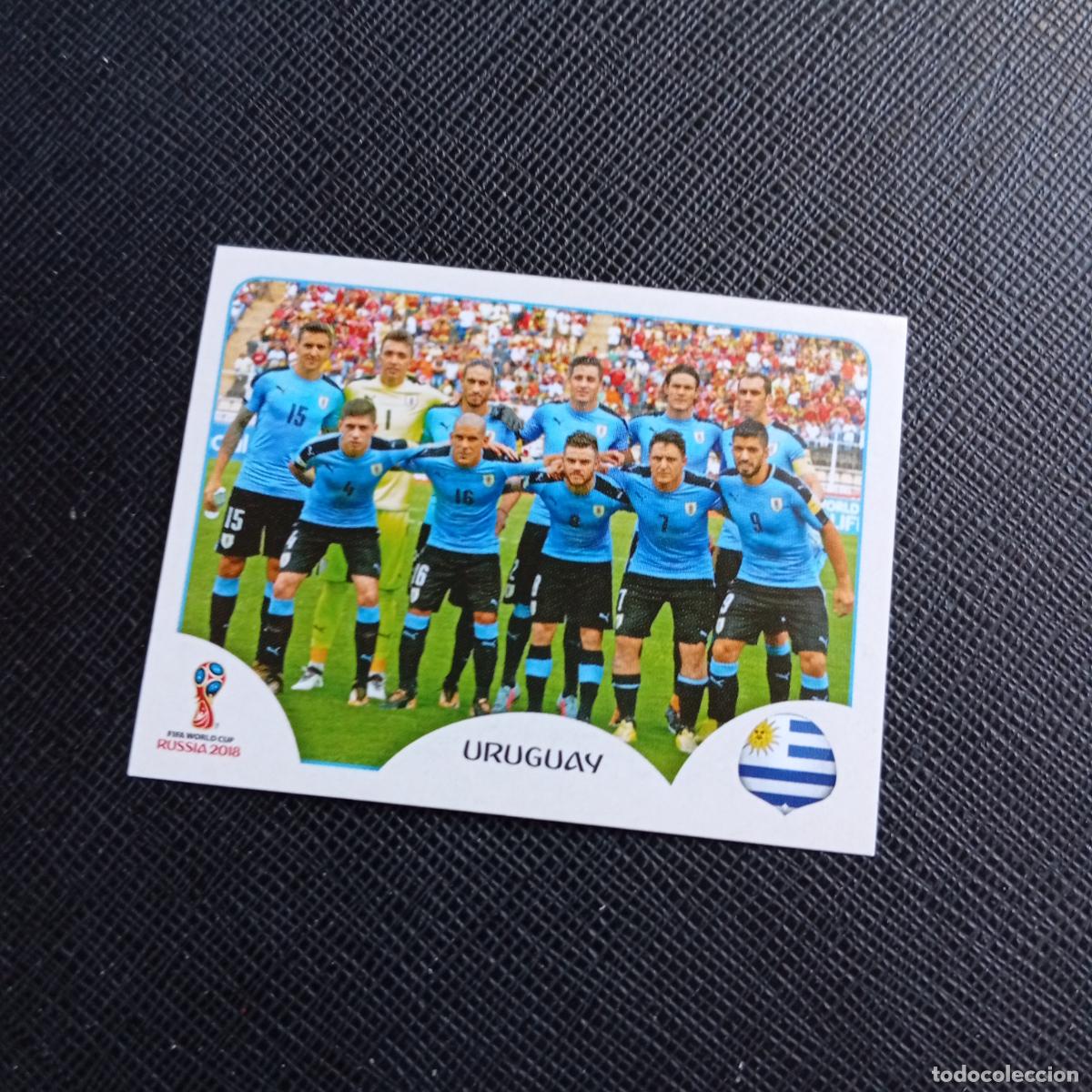 Cromos de f&uacute;tbol: 93 ALINEACION URUGUAY PANINI MUNDIAL RUSIA 2018 CROMO FUTBOL 18 - SIN PEGAR - /CJ2 ..............
