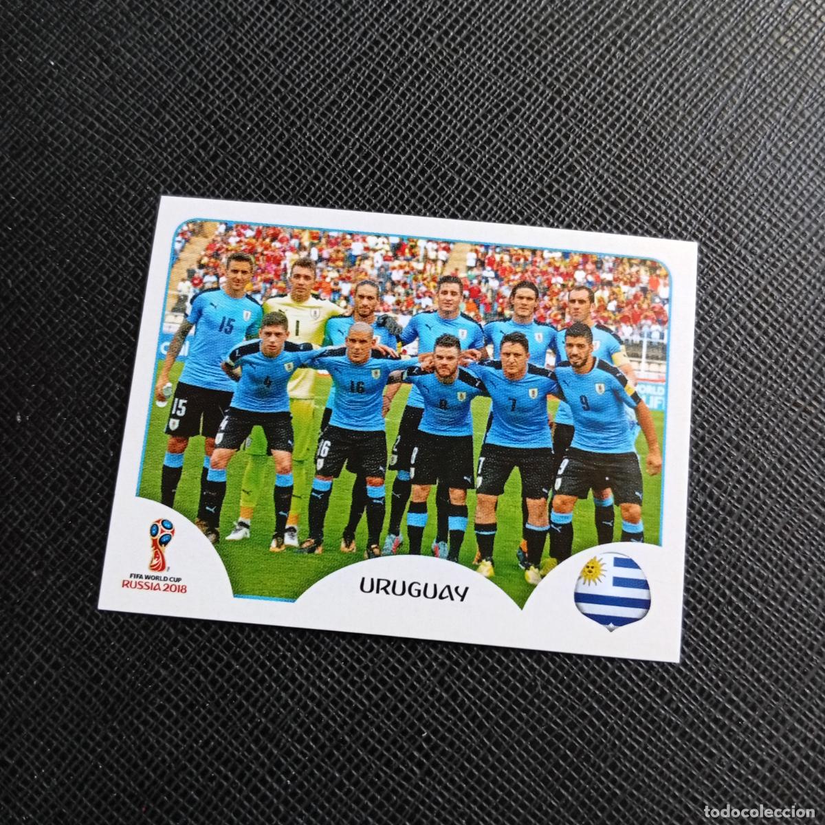 Cromos de f&uacute;tbol: 93 ALINEACION URUGUAY PANINI MUNDIAL RUSIA 2018 CROMO FUTBOL 18 - SIN PEGAR - /CJ2 ...............