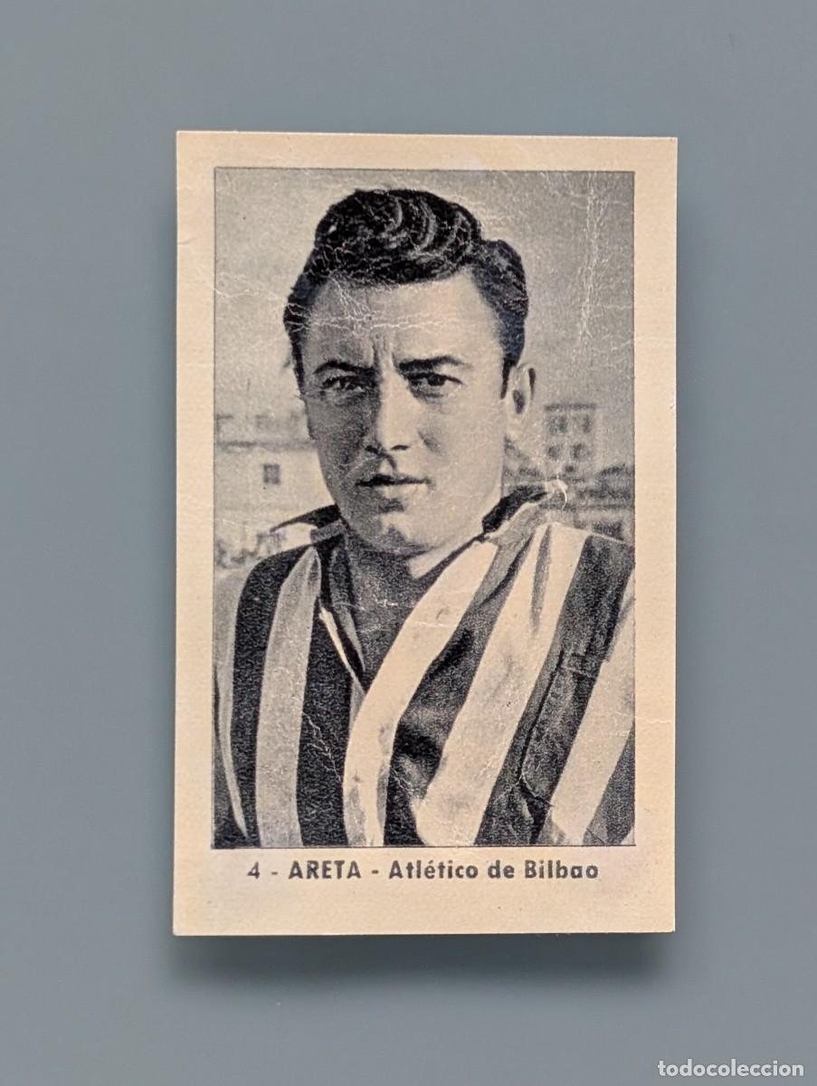 Cromos de f&uacute;tbol: DIFICIL CROMO RARE CARD ARETA ATHLETIC ATLETICO BILBAO ED RUIZ ROMERO 1952 1952/53 1953 VIZCAYA