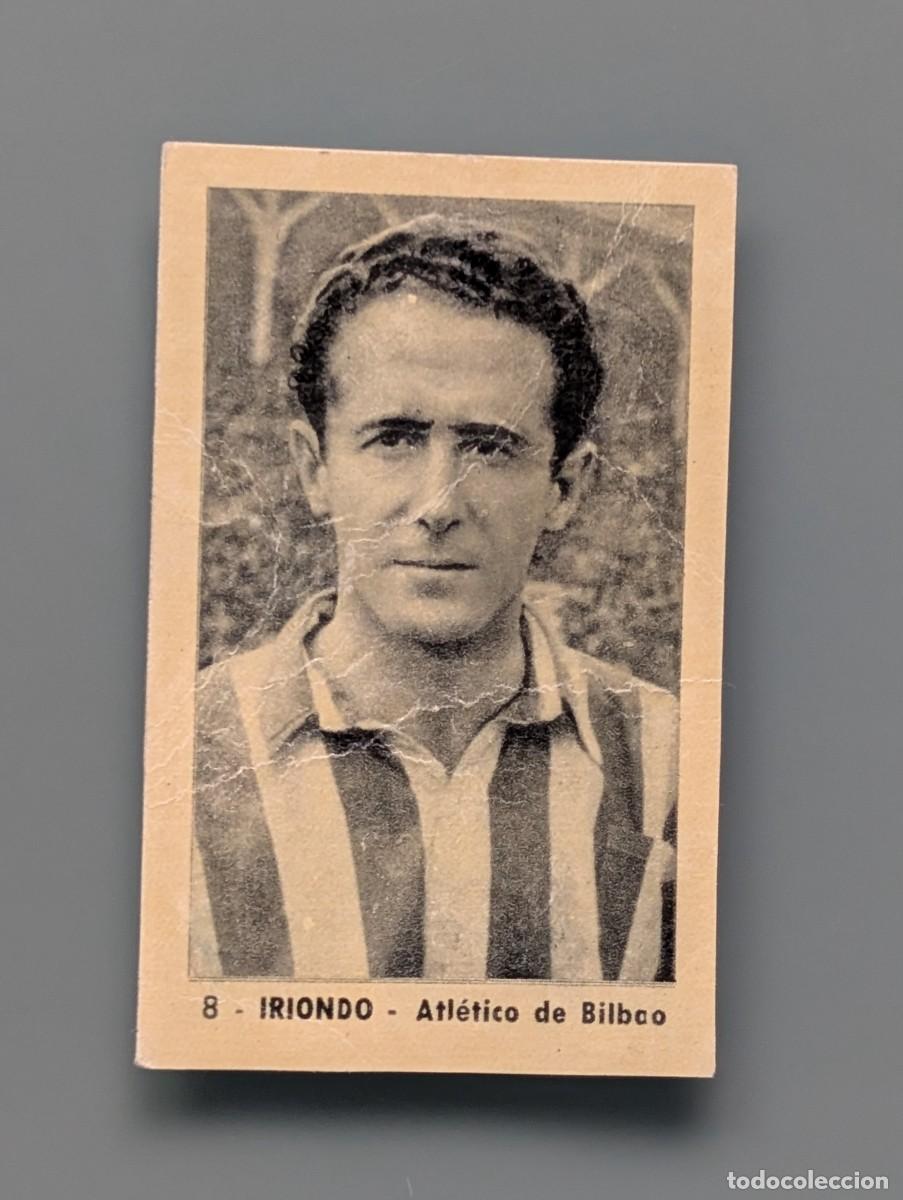 Fu&szlig;ball-Sticker: DIFICIL CROMO RARE CARD IRIONDO ATHLETIC ATLETICO BILBAO ED RUIZ ROMERO 1952 1952/53 1953 VIZCAYA