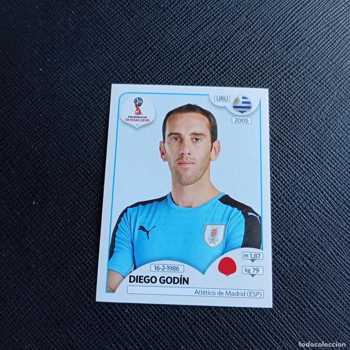 Fu&szlig;ball-Sticker: 96 GODIN URUGUAY PANINI MUNDIAL RUSIA 2018 CROMO FUTBOL 18 - SIN PEGAR - /CJ2