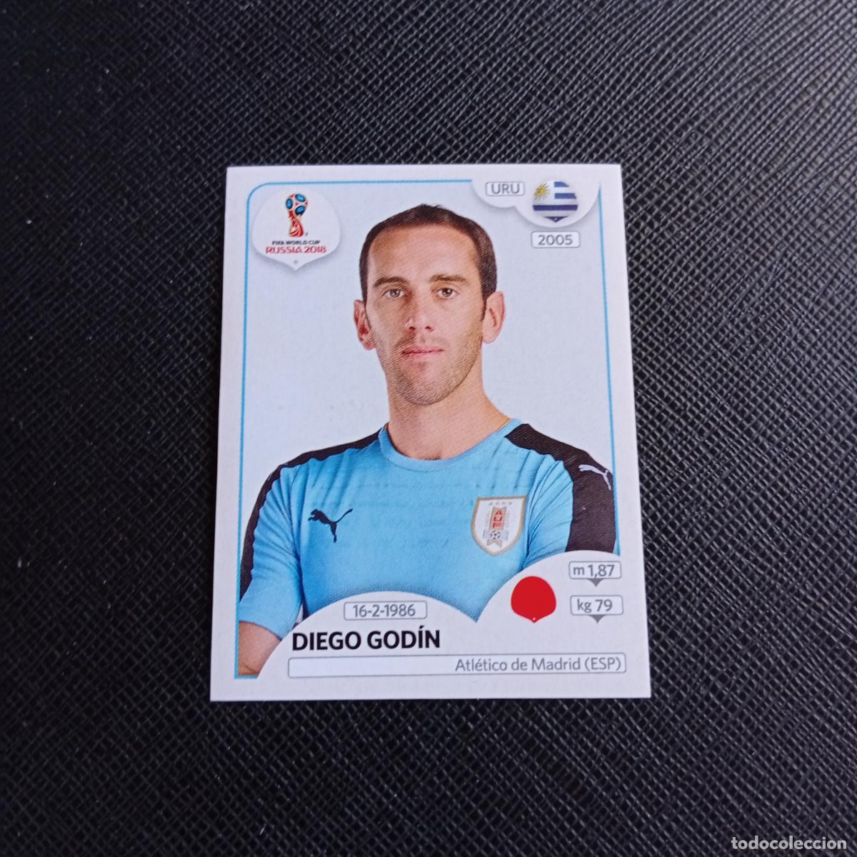 Fu&szlig;ball-Sticker: 96 GODIN URUGUAY PANINI MUNDIAL RUSIA 2018 CROMO FUTBOL 18 - SIN PEGAR - /CJ2