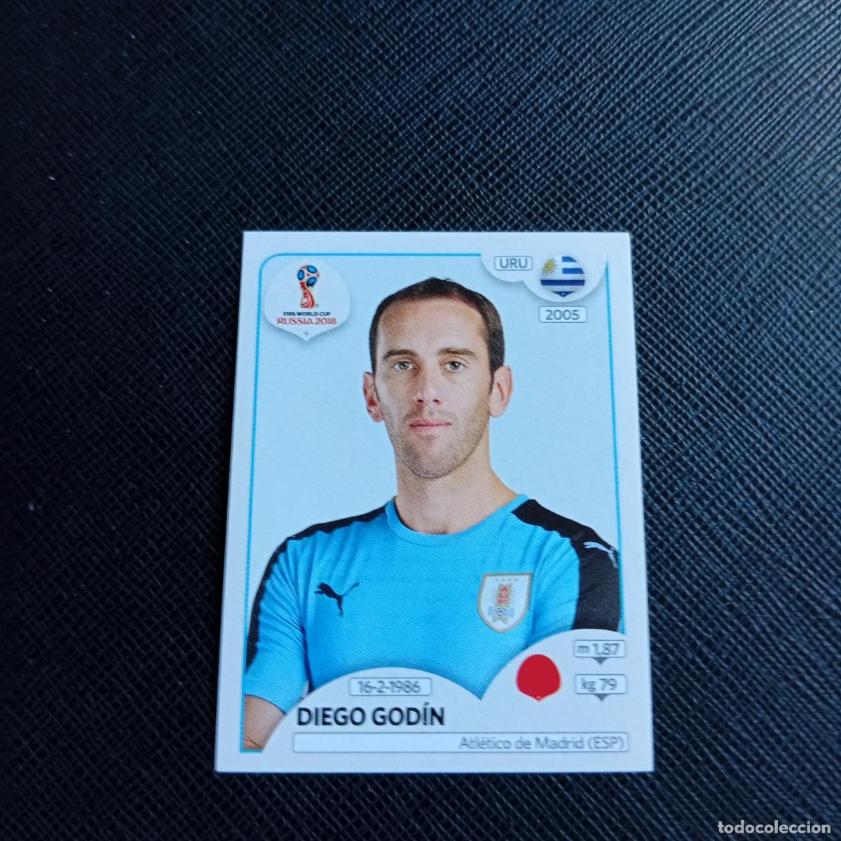 Fu&szlig;ball-Sticker: 96 GODIN URUGUAY PANINI MUNDIAL RUSIA 2018 CROMO FUTBOL 18 - SIN PEGAR - /CJ2 .