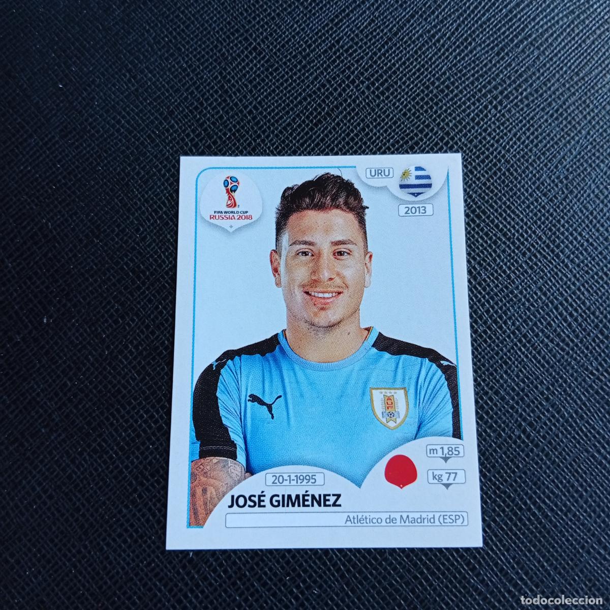 Fu&szlig;ball-Sticker: 98 JOSE GIMENEZ URUGUAY PANINI MUNDIAL RUSIA 2018 CROMO FUTBOL 18 - SIN PEGAR - /CJ2
