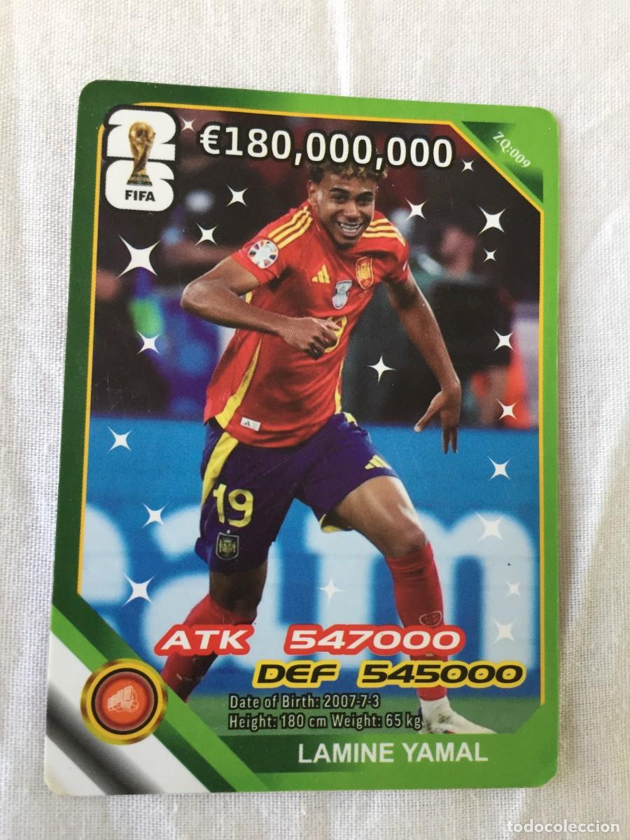 Cromos de Futebol: CURIOSO CROMO INGLES DE LAMINE YAMAL (ESPA&Ntilde;A) --- FIFA WORLD CUP