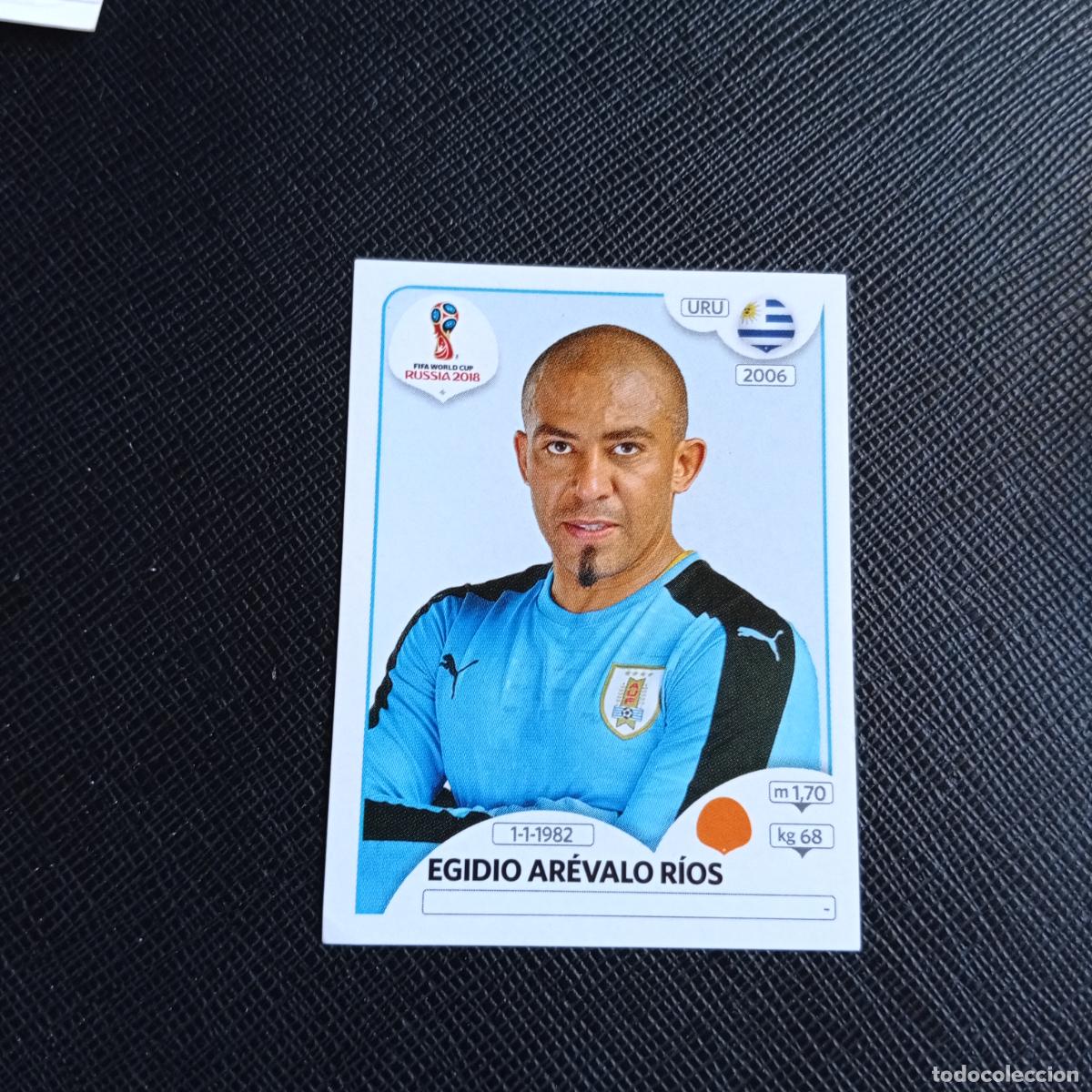 Cartes &agrave; collectionner de Football: 102 AREVALO RIOS URUGUAY PANINI MUNDIAL RUSIA 2018 CROMO FUTBOL 18 - SIN PEGAR - /CJ2