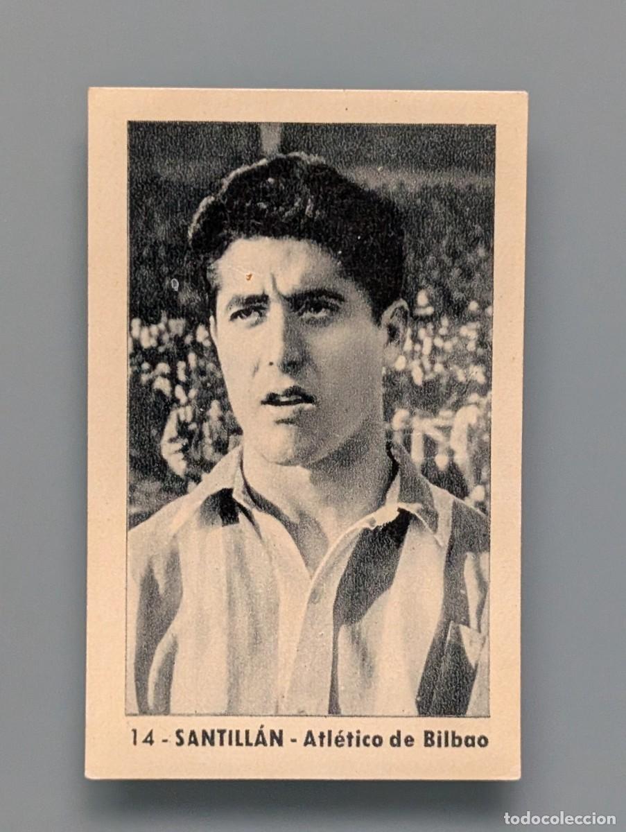 Cartes &agrave; collectionner de Football: DIFICIL CROMO RARE CARD SANTILL&Aacute;N ATHLETIC ATLETICO BILBAO ED RUIZ ROMERO 1952 1952/53 1953 VIZCAYA