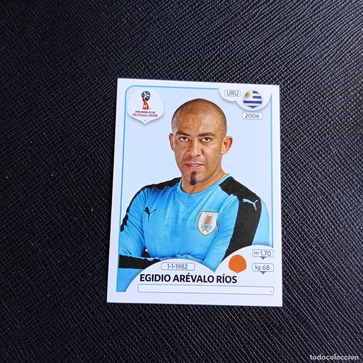 Cartes &agrave; collectionner de Football: 102 AREVALO RIOS URUGUAY PANINI MUNDIAL RUSIA 2018 CROMO FUTBOL 18 - SIN PEGAR - /CJ2