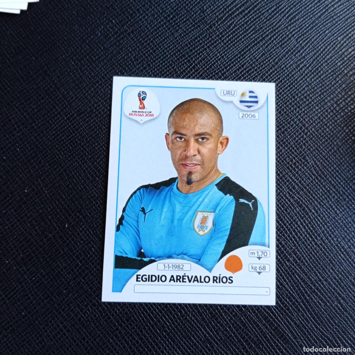 Cartes &agrave; collectionner de Football: 102 AREVALO RIOS URUGUAY PANINI MUNDIAL RUSIA 2018 CROMO FUTBOL 18 - SIN PEGAR - /CJ2 .