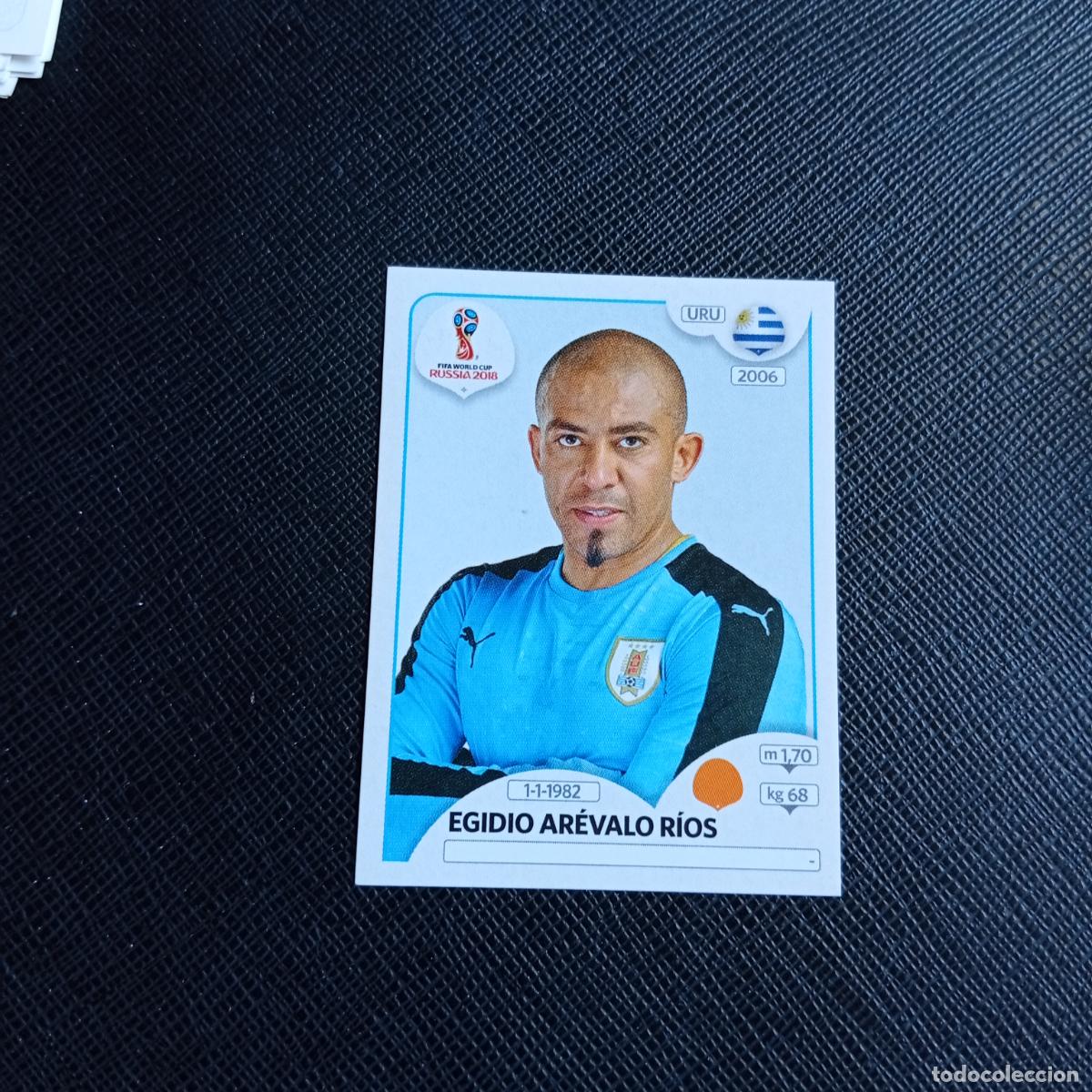 Cromos de f&uacute;tbol: 102 AREVALO RIOS URUGUAY PANINI MUNDIAL RUSIA 2018 CROMO FUTBOL 18 - SIN PEGAR - /CJ2 .