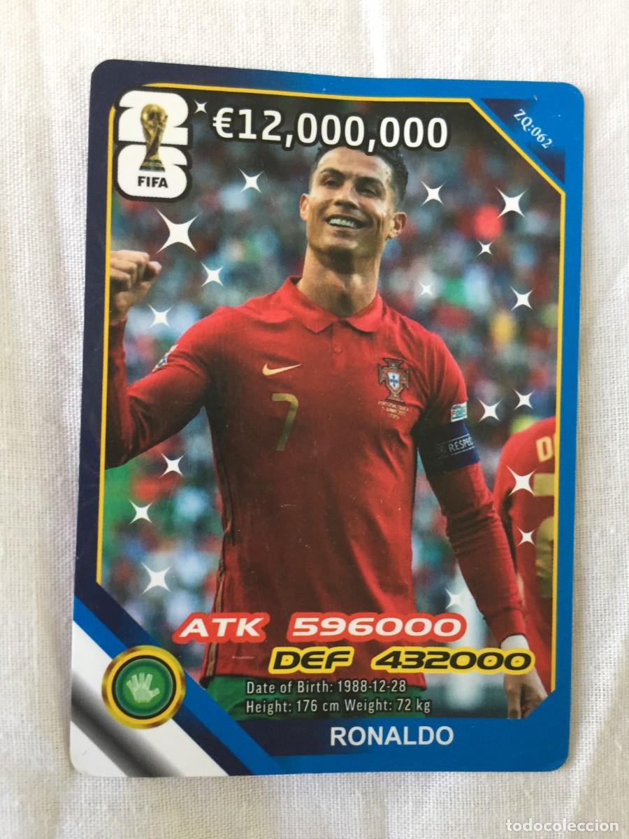 Cromos de f&uacute;tbol: CURIOSO CROMO INGLES DE CRISTIANO RONALDO (PORTUGAL) --- FIFA WORLD CUP