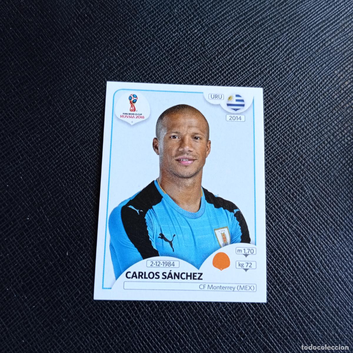 Cromos de Futebol: 105 CARLOS SANCHEZ URUGUAY PANINI MUNDIAL RUSIA 2018 CROMO FUTBOL 18 - SIN PEGAR - /CJ2 ..