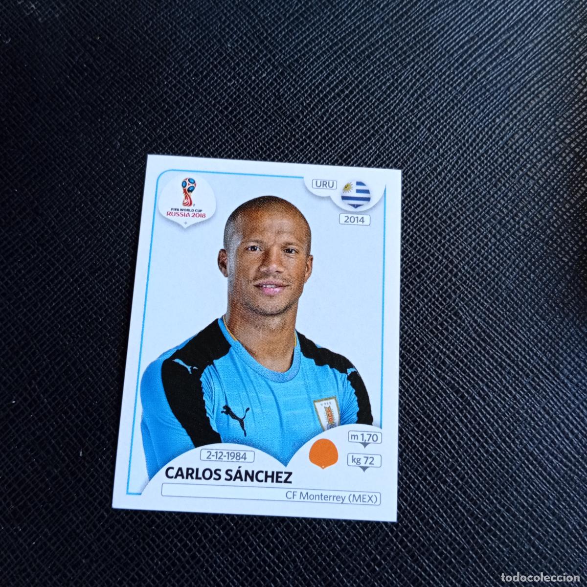 Cromos de f&uacute;tbol: 105 CARLOS SANCHEZ URUGUAY PANINI MUNDIAL RUSIA 2018 CROMO FUTBOL 18 - SIN PEGAR - /CJ2 ....
