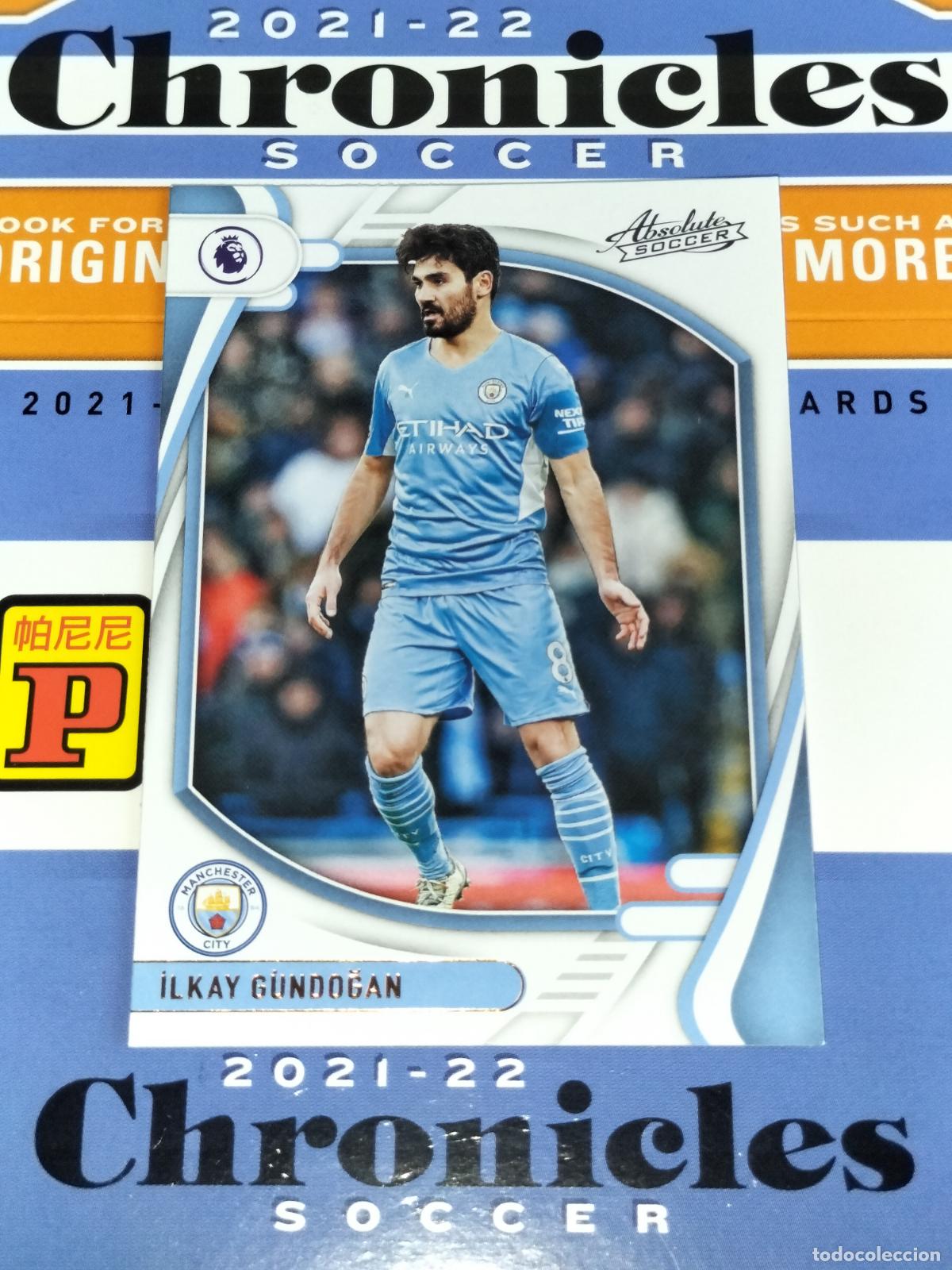 Cromos de f&uacute;tbol: 50 ILKAY G&Uuml;NDOGAN MANCHESTER CITY CARD CHRONICLES ABSOLUTE PREMIER SOCCER 2021 2022 21 22 PANINI
