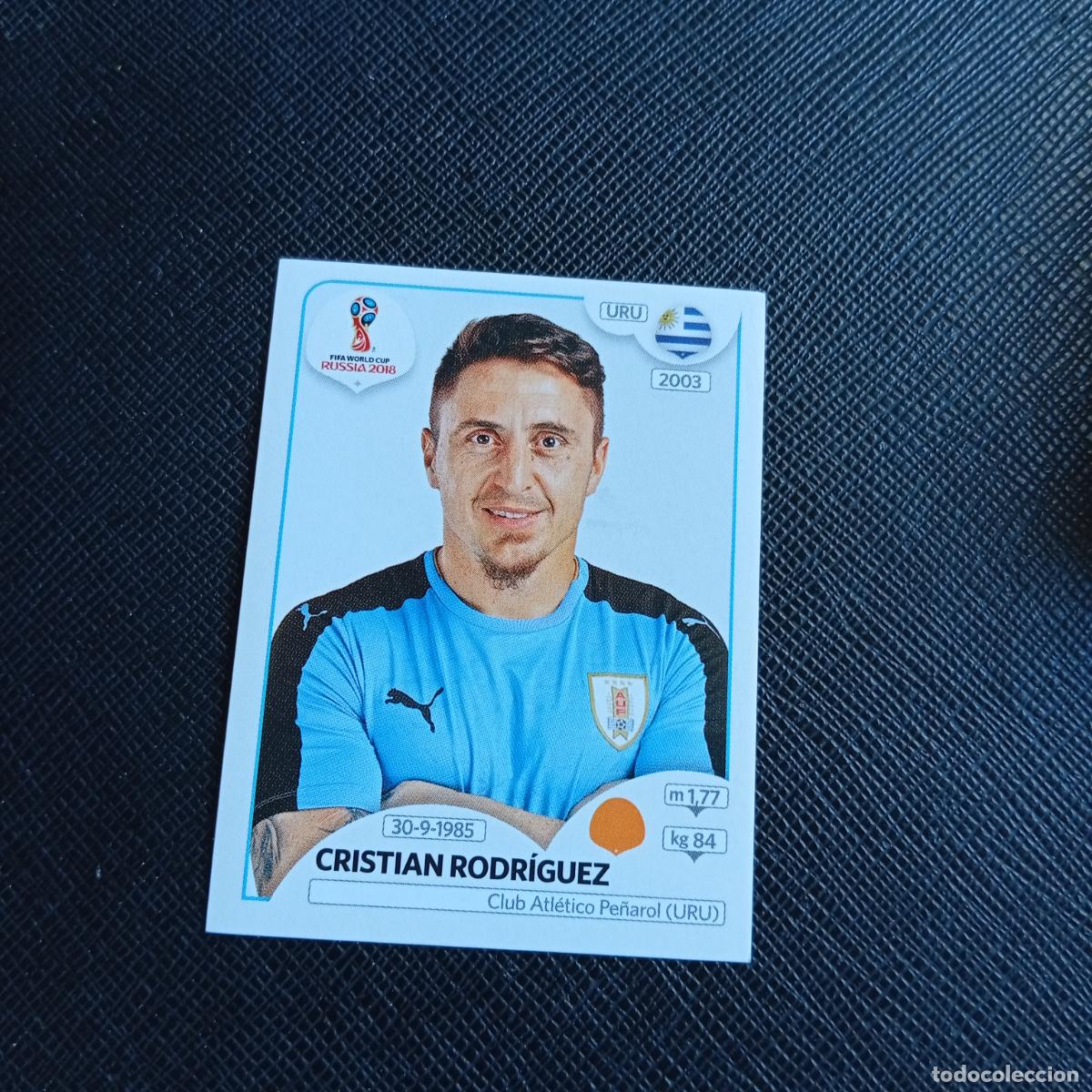 Cromos de f&uacute;tbol: 106 CRISTIAN RODRIGUEZ URUGUAY PANINI MUNDIAL RUSIA 2018 CROMO FUTBOL 18 - SIN PEGAR - /CJ2