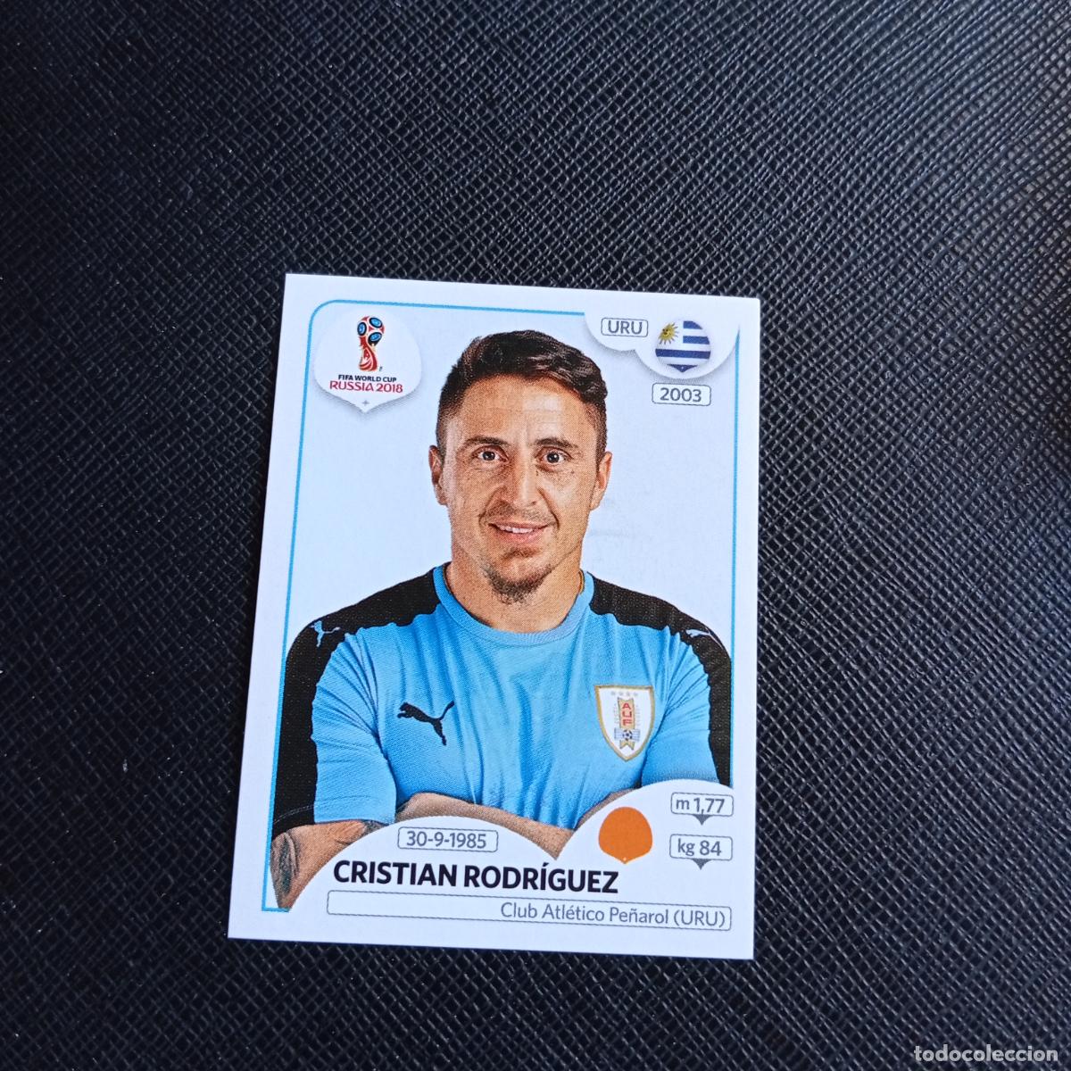 Cromos de f&uacute;tbol: 106 CRISTIAN RODRIGUEZ URUGUAY PANINI MUNDIAL RUSIA 2018 CROMO FUTBOL 18 - SIN PEGAR - /CJ2