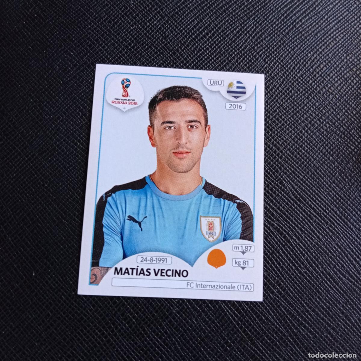 Cromos de f&uacute;tbol: 107 MATIAS VECINO URUGUAY PANINI MUNDIAL RUSIA 2018 CROMO FUTBOL 18 - SIN PEGAR - /CJ2