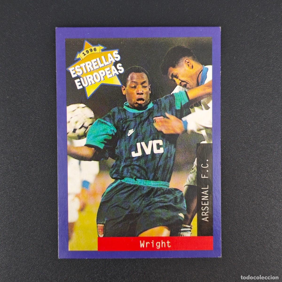 Cromos de f&uacute;tbol: CROMO FUTBOL PANINI WRIGHT ARSENAL NUNCA PEGADO SIN PEGAR 1996 ESTRELLAS EUROPEAS RA1026