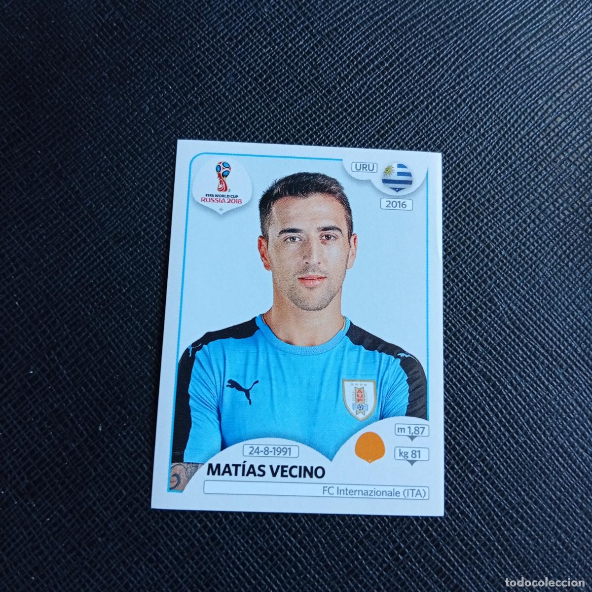 Cromos de f&uacute;tbol: 107 MATIAS VECINO URUGUAY PANINI MUNDIAL RUSIA 2018 CROMO FUTBOL 18 - SIN PEGAR - /CJ2
