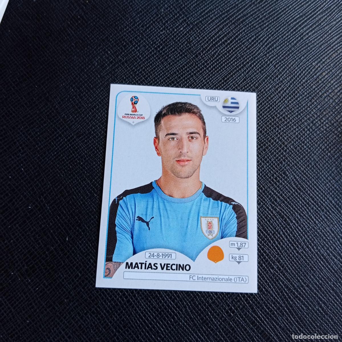 Figurine di Calcio: 107 MATIAS VECINO URUGUAY PANINI MUNDIAL RUSIA 2018 CROMO FUTBOL 18 - SIN PEGAR - /CJ2