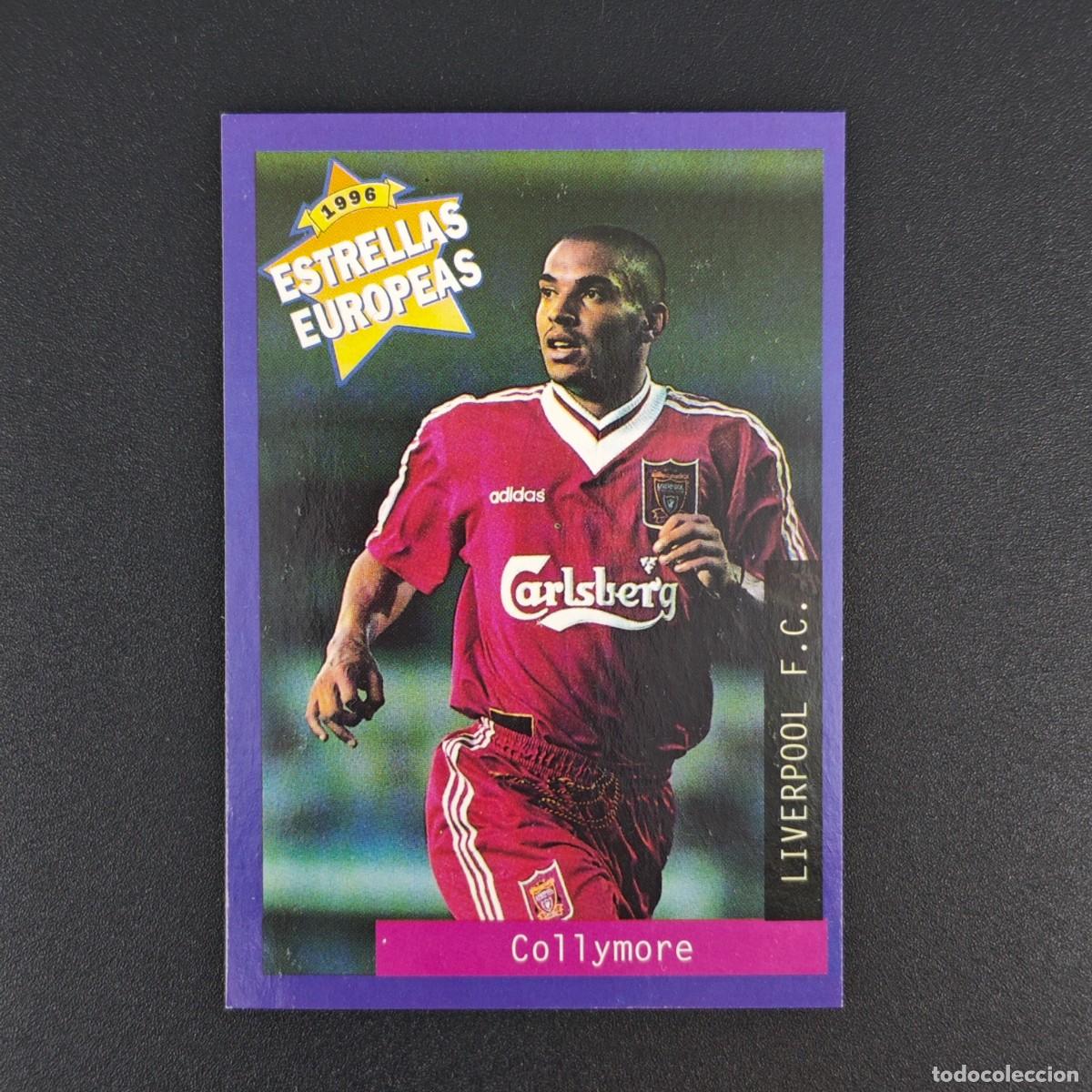 Cromos de f&uacute;tbol: CROMO FUTBOL PANINI COLLYMORE LIVERPOOL NUNCA PEGADO SIN PEGAR 1996 ESTRELLAS EUROPEAS RA1026