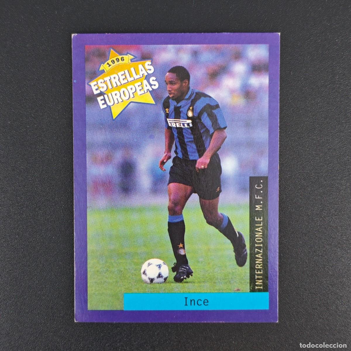 Cromos de f&uacute;tbol: CROMO FUTBOL PANINI INCE INTER INTERNAZIONALE NUNCA PEGADO SIN PEGAR 1996 ESTRELLAS EUROPEAS RA1026