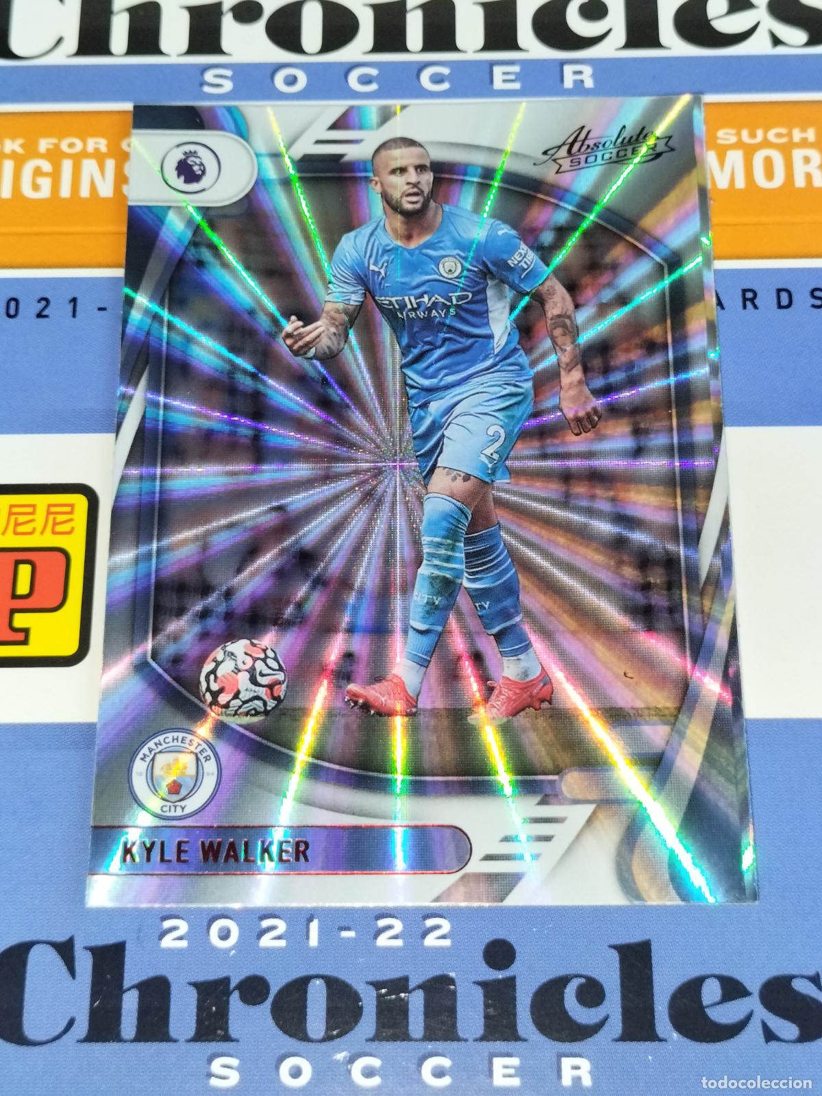 Cromos de f&uacute;tbol: 51 KYLE WALKER LASER MANCHESTER CITY CARD CHRONICLES ABSOLUTE PREMIER SOCCER 2021 2022 21 22 PANINI