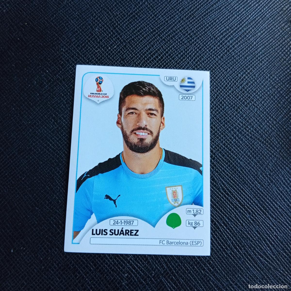 Cromos de f&uacute;tbol: 109 LUIS SUAREZ URUGUAY PANINI MUNDIAL RUSIA 2018 CROMO FUTBOL 18 - SIN PEGAR - /CJ2 ....