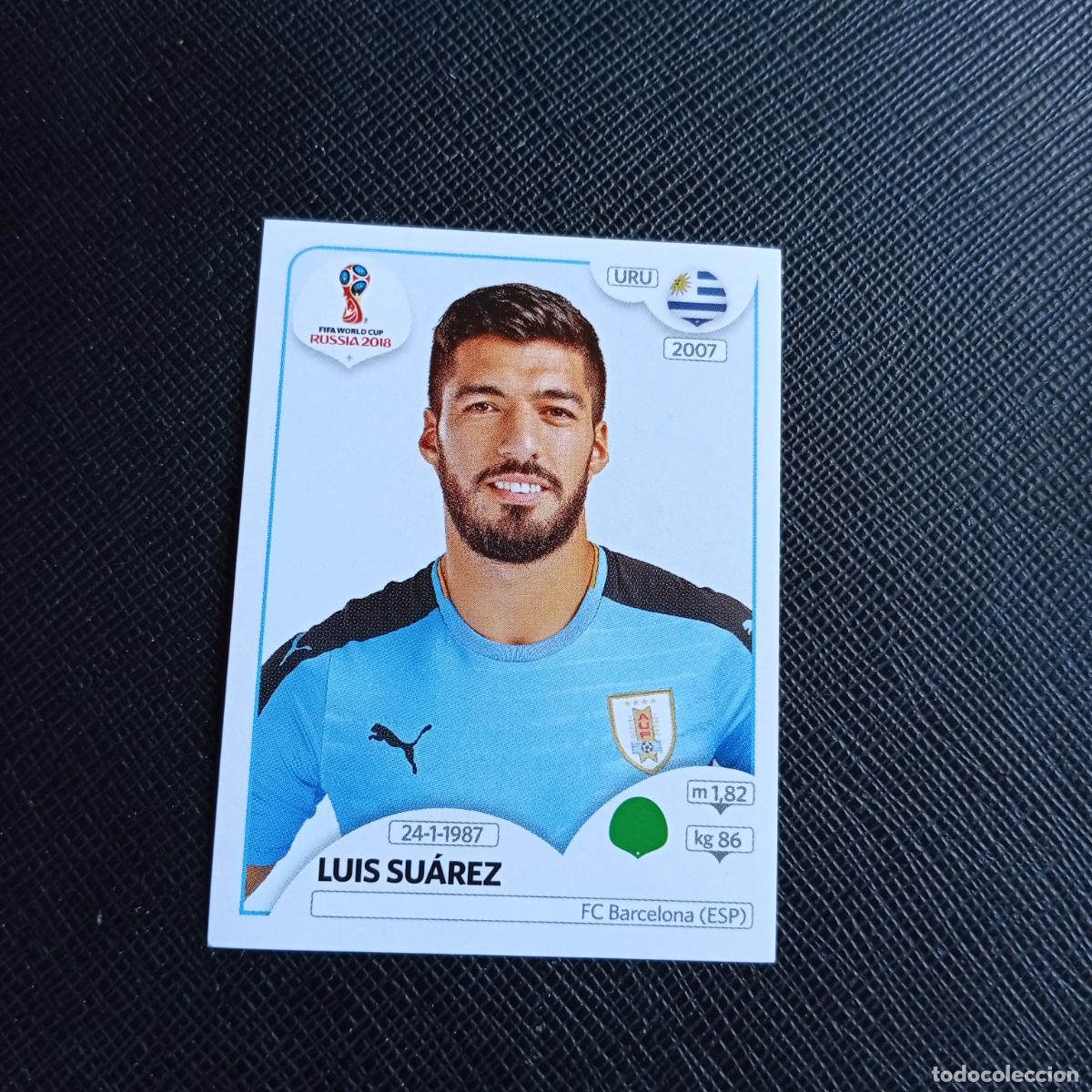 Cromos de f&uacute;tbol: 109 LUIS SUAREZ URUGUAY PANINI MUNDIAL RUSIA 2018 CROMO FUTBOL 18 - SIN PEGAR - /CJ2 ....