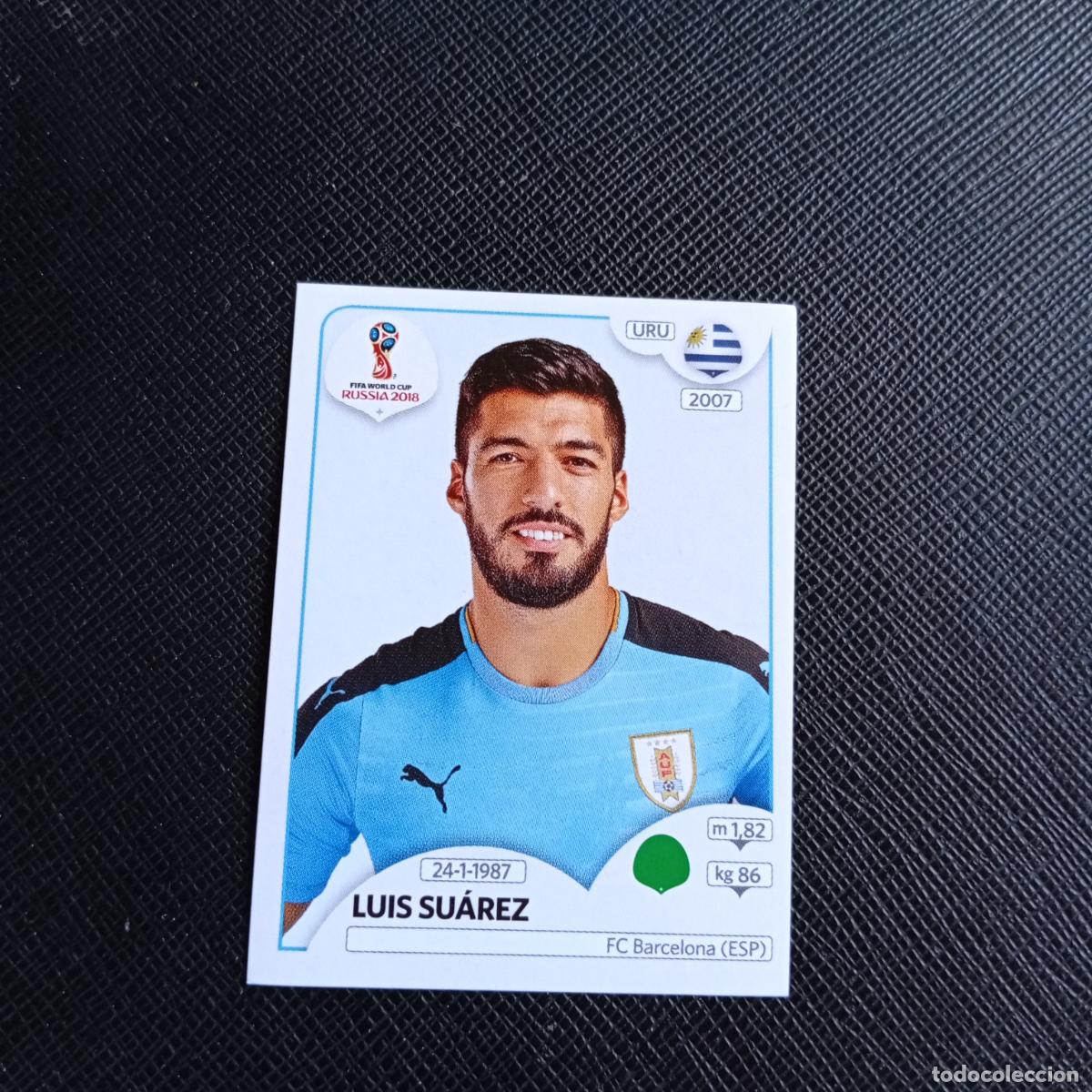 Cromos de f&uacute;tbol: 109 LUIS SUAREZ URUGUAY PANINI MUNDIAL RUSIA 2018 CROMO FUTBOL 18 - SIN PEGAR - /CJ2 ....