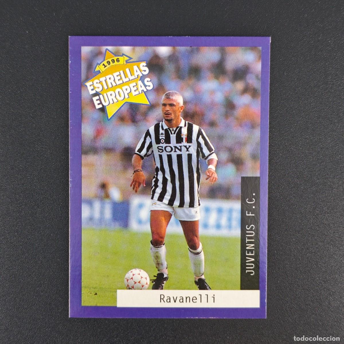 Cromos de f&uacute;tbol: CROMO FUTBOL PANINI RAVANELLI JUVENTUS NUNCA PEGADO SIN PEGAR 1996 ESTRELLAS EUROPEAS RA1026
